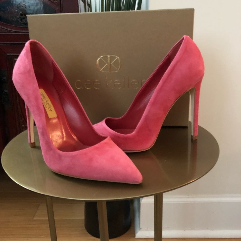 Dee Keller Papaya Suede heel